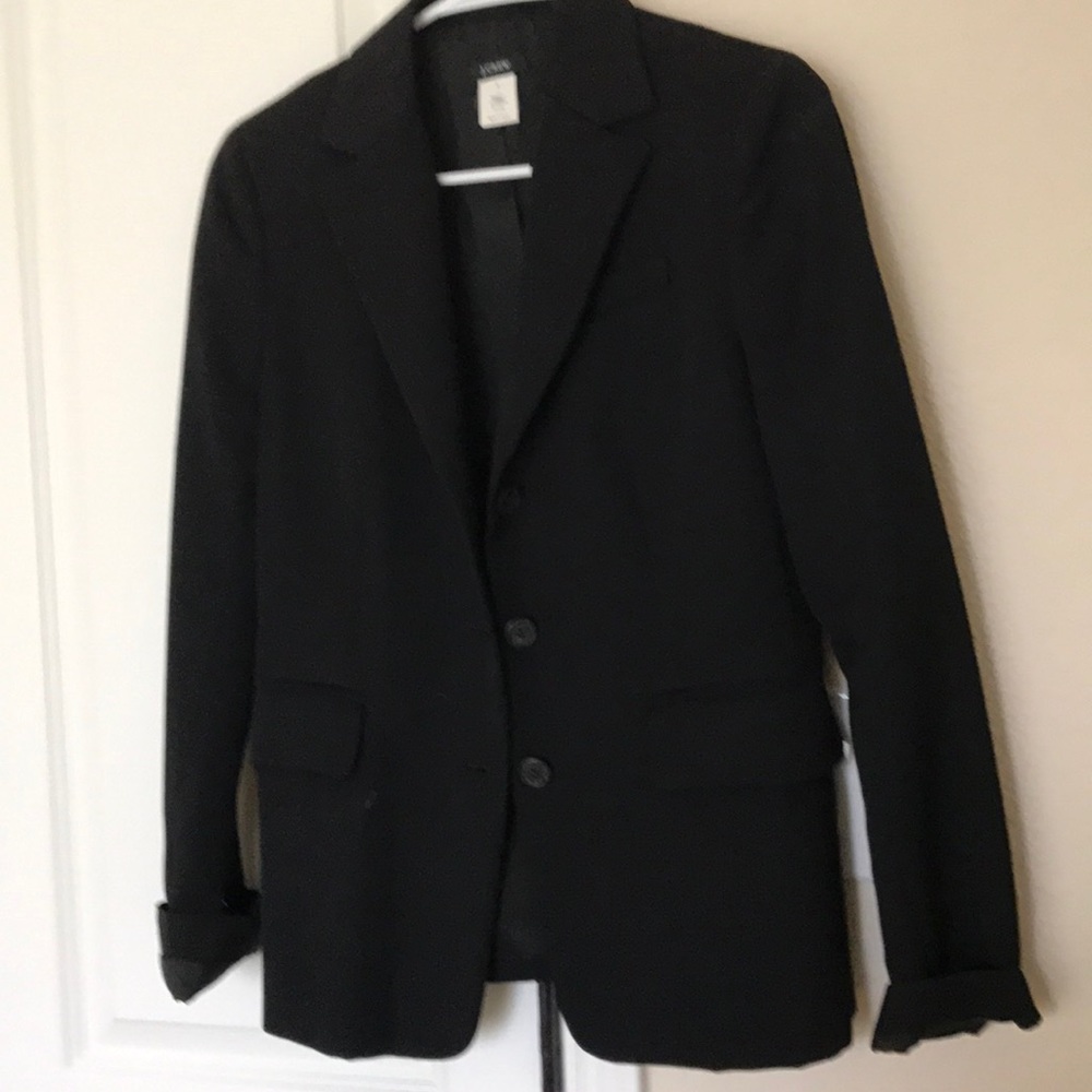 Black J. Crew Blazer 100% wool